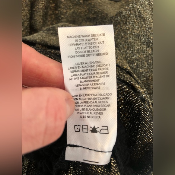 Womens Size M; n:philanthropy Demetra Metallic Minidress. NWT. Sold out online! - Picture 10 of 12